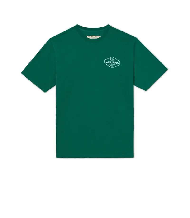 RM Williams Gladstone T Shirt Forest Green